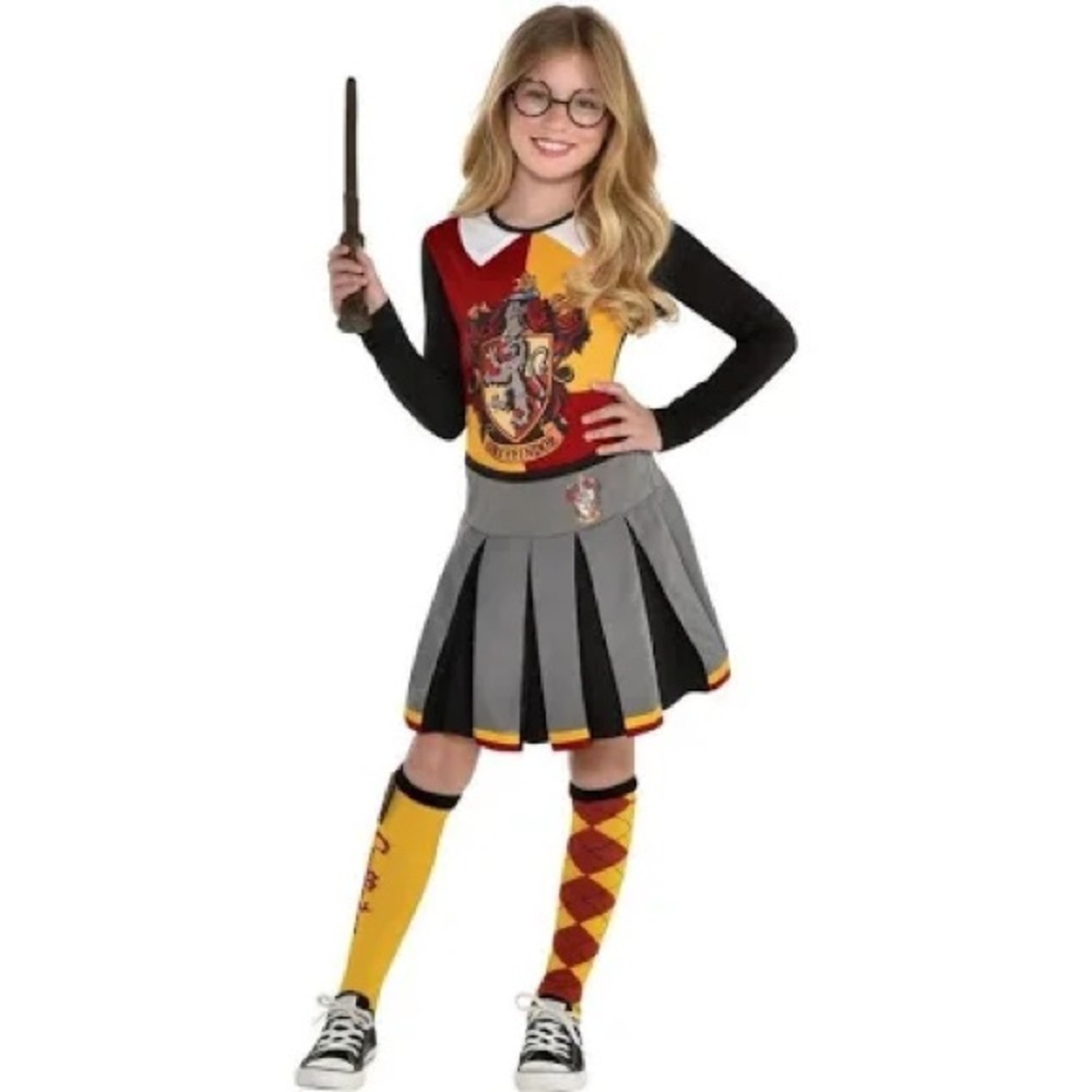 Harry Potter Gryffindor Long Sleeve Top Halloween Party Costume - Picture 2 of 5